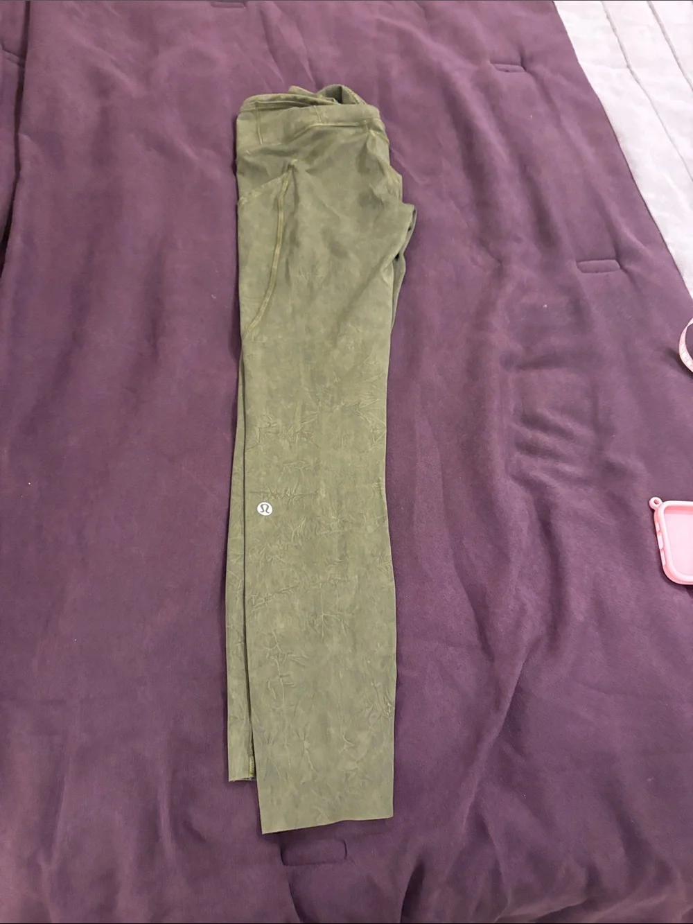 Lululemon olive green full length leggings